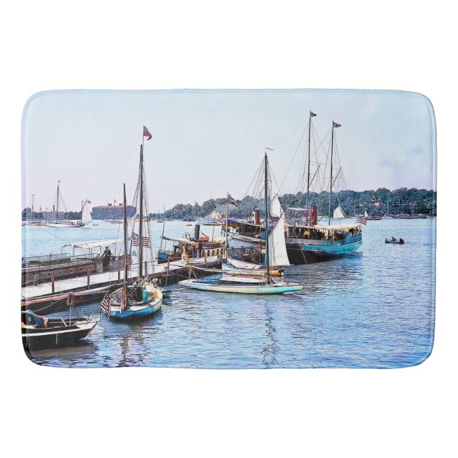 Tapete De Banheiro Water Front Put-In-Bay OH c1904 (Frente)