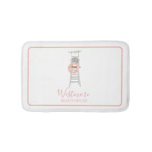 Watercolor Lifeguard Cadeira de Praia