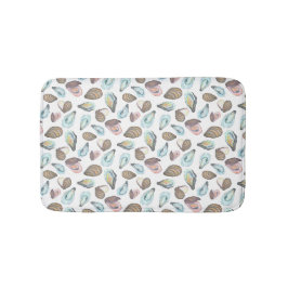 Tapete De Banheiro Watercolor Oyster Coastal Seaside Beach Theme