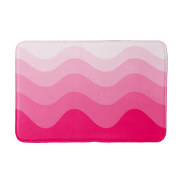 Tapete De Banheiro Wavey Stripe Modern Bath Mat