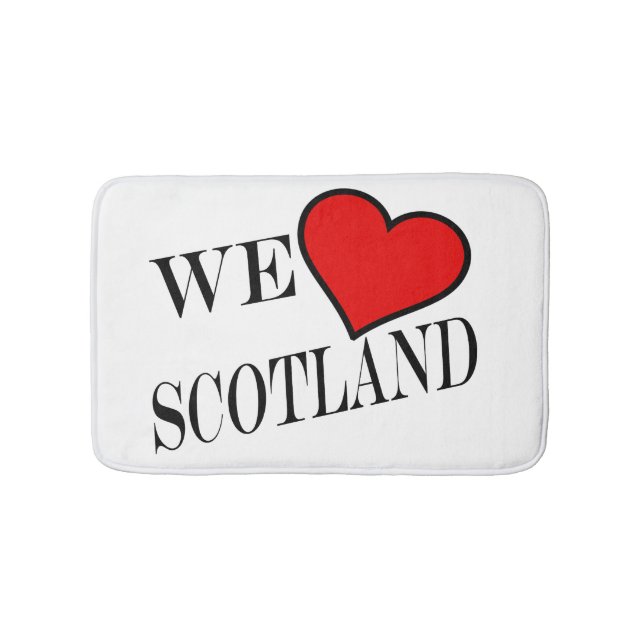 Tapete De Banheiro We Heart Scotland bk bmcnt (frente)