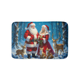 Tapete De Banheiro „Weihnachtliche Harmonie“