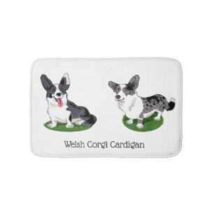 Tapete De Banheiro Welsh Corgi Cardigans