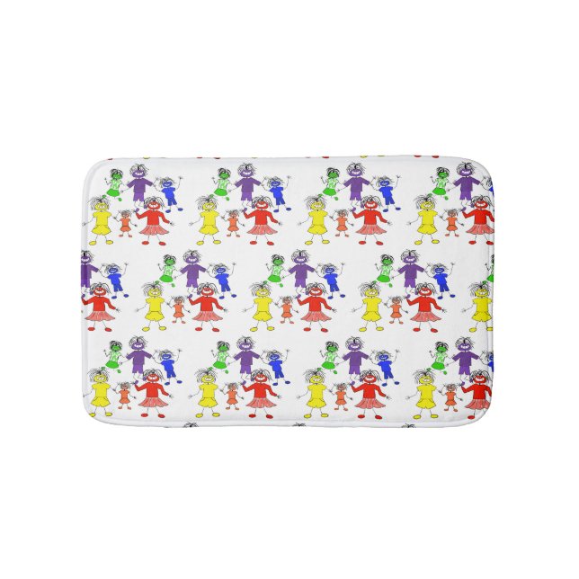 Tapete De Banheiro Whack-A-Do (frente)