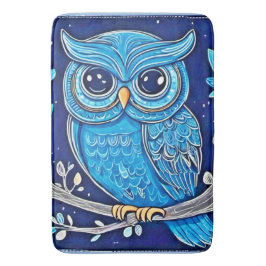 Tapete De Banheiro Whimsical Chalk Owl