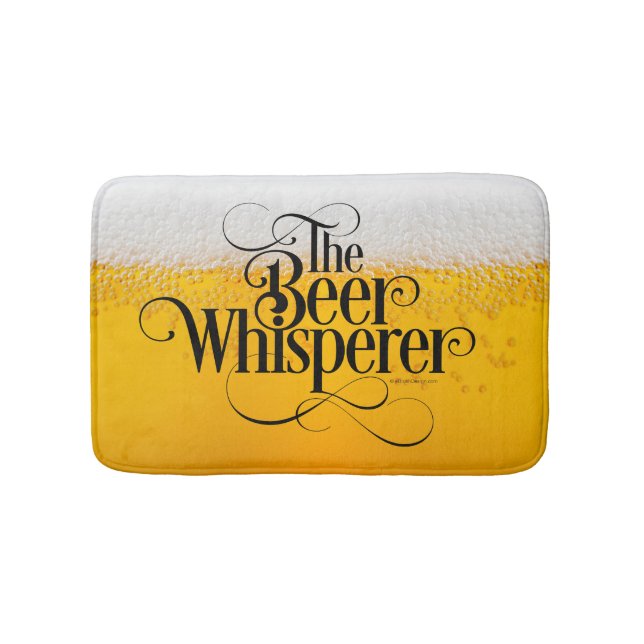 Tapete De Banheiro Whisperer da cerveja (frente)
