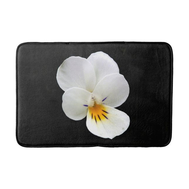 Tapete De Banheiro Wild Pansy Bath Mat (Frente)