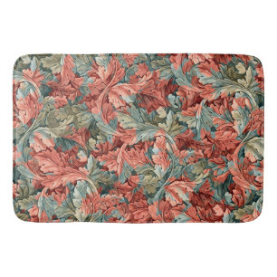 Tapete De Banheiro William Morris Acanto Ferrugem Vermelho Salvia Ver