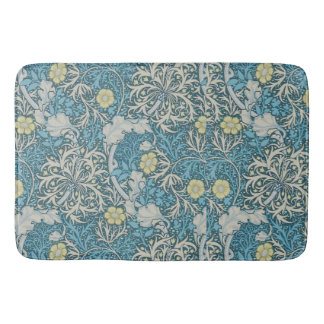 Tapete De Banheiro William Morris,art nouveau pattern, seaweed,blue,f