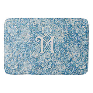 Tapete De Banheiro William Morris Blue Marigold Monograma