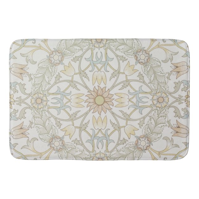 Tapete De Banheiro William Morris Floral Bath Mat (Frente)