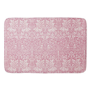 Tapete De Banheiro William Morris Forest Rabbit Foliage Pink