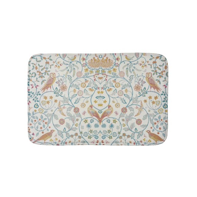 Tapete De Banheiro William Morris - Owl e Berries (frente)