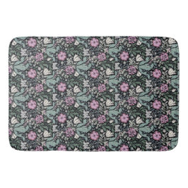 Tapete De Banheiro William Morris Papoula Rosa Botânica Vitoriana