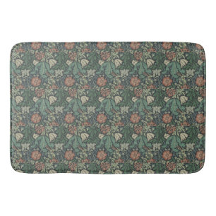Tapete De Banheiro William Morris Vintage Compton Verde Rosa