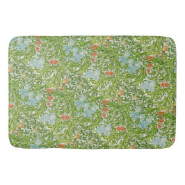 Tapete De Banheiro William Morris Vintage Flowers Floral Verde Rosa