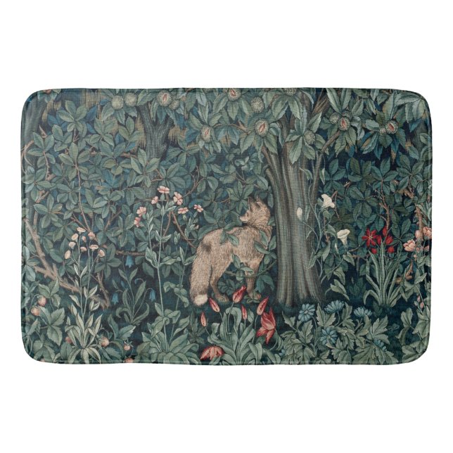 Tapete De Banheiro William Morris Woodland Fox (Frente)