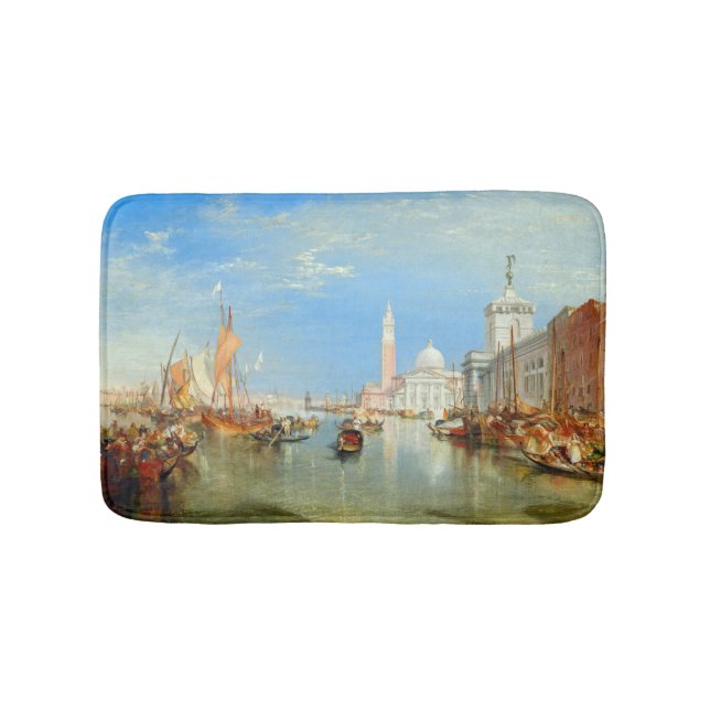 Tapete De Banheiro William Turner - Veneza, Dogana & San Giorgio (frente)