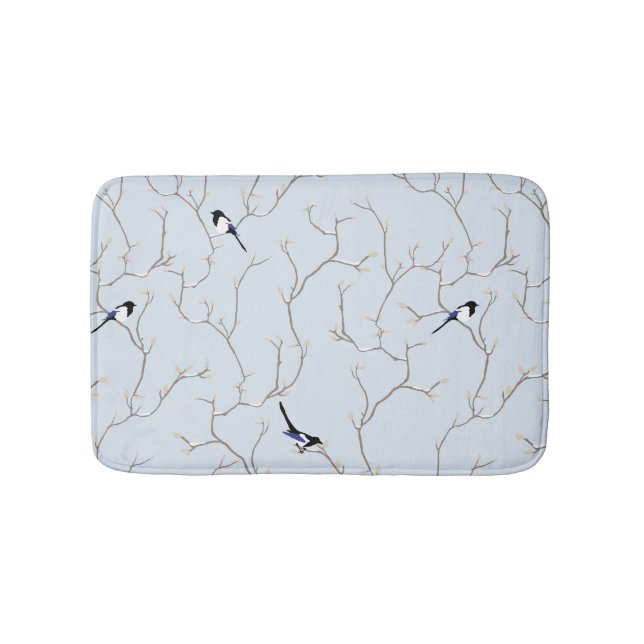 Tapete De Banheiro Winter BIrds (frente)