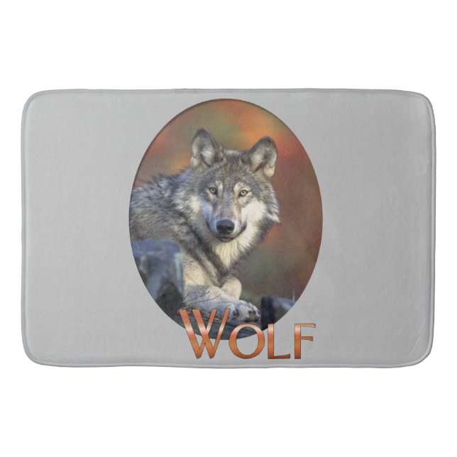 Tapete De Banheiro Wolf Lovers (Frente)