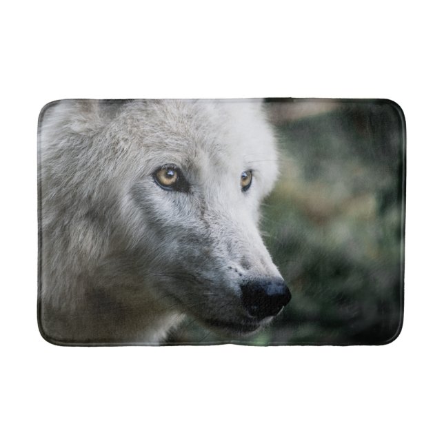 Tapete De Banheiro Wolf Stare (Frente)