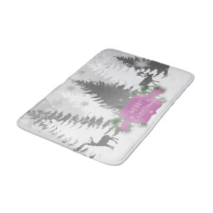 Tapete De Banheiro Wonderland Bath Mat - Magenta