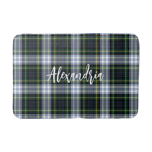 Tapete De Banheiro Xadrez Clan Gordon Rustic Personalizou Tartan (Frente)