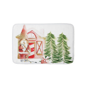 Tapete De Banheiro XMAS Gnomo Design 2