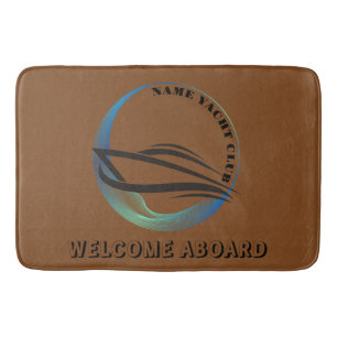 Tapete De Banheiro Yacht club marinho Náutico