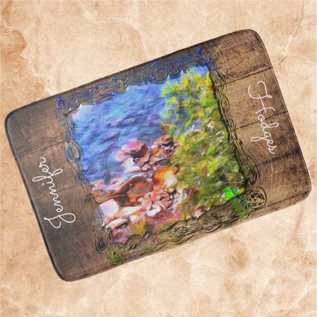 Tapete De Banheiro Yelapa Caminho Cênico 0819 (Criador carregado)