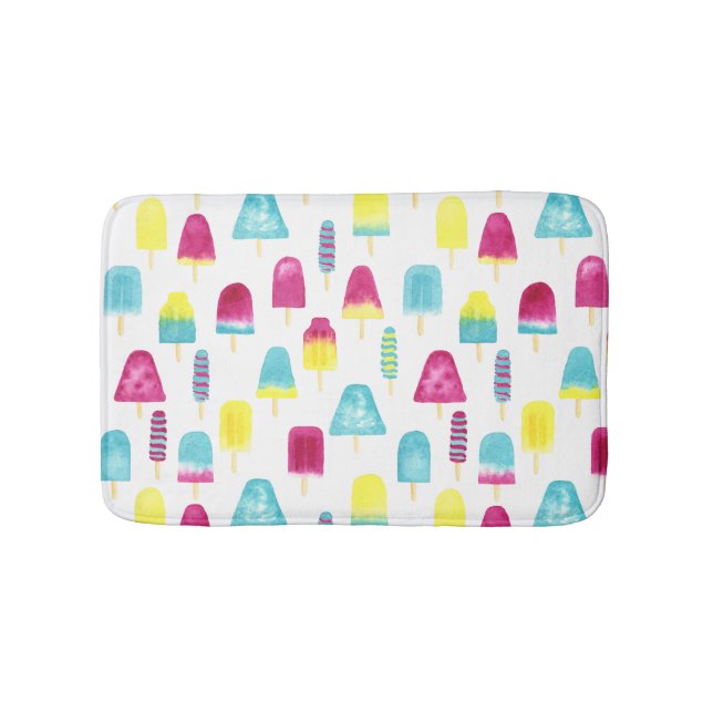 Tapete De Banheiro Yummy Popsicles (frente)