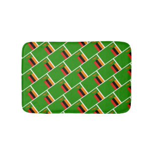 Tapete De Banheiro Zâmbia Patriótica Moderna da ZAMBIA FLAG