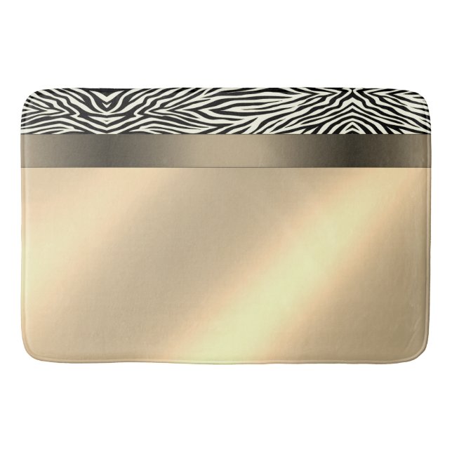 Tapete De Banheiro Zebra (Frente)