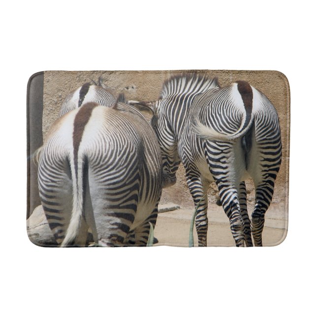 Tapete De Banheiro Zebra Bath Mat! (Frente)