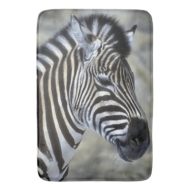Tapete De Banheiro Zebra Lovers Art (Frente Vertical)