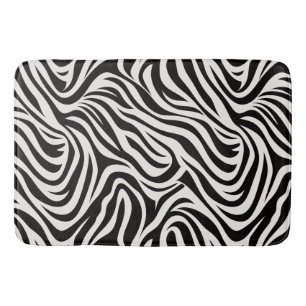 Tapete de Banheiro Zebra Selvagem