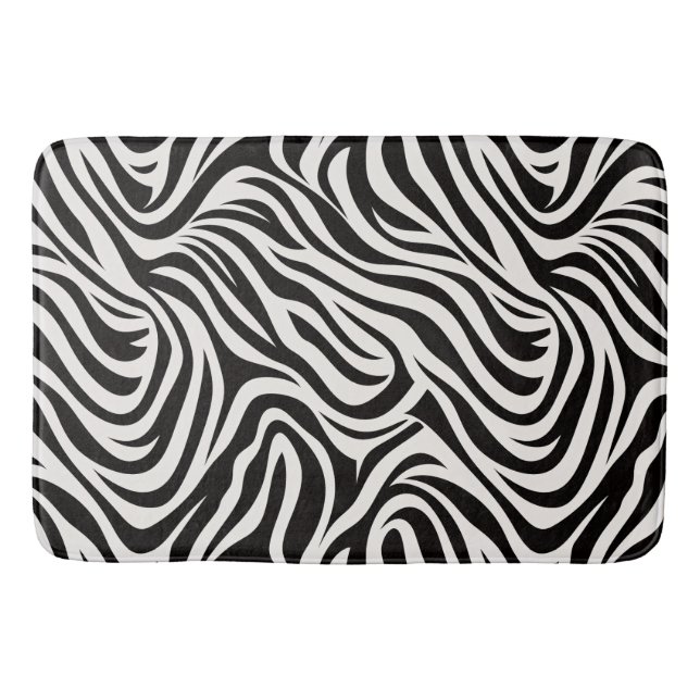 Tapete de Banheiro Zebra Selvagem (Frente)
