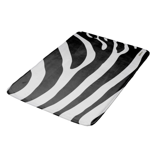 Tapete De Banheiro Zebra Skin (Angulado)