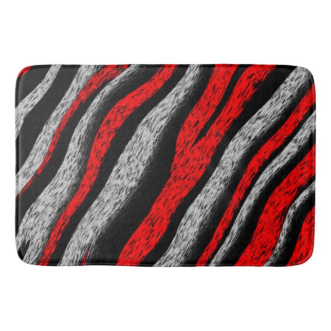 Tapete De Banheiro Zebra Stripes (Frente)