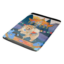 Tapete De Banheiro ZEN CARNIVAL Chow Cat/tapete de banho