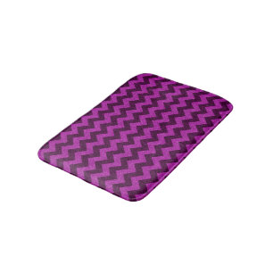 Tapete De Banheiro Zig Zag Roxo