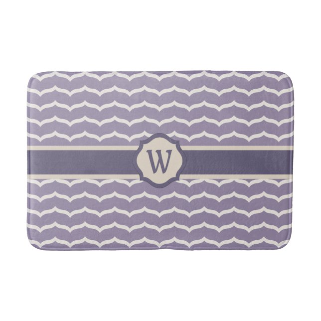 Tapete De Banheiro Zigzag Bath Mat Flourado (Frente)