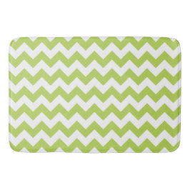 Tapete De Banheiro Zigzag Verde, Chevron Verde, Padrão Geométrico