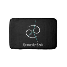 Zodiac Constelle Cancer Bath Mat