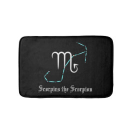 Tapete De Banheiro Zodiac Constelle Scorpio Bath Mat