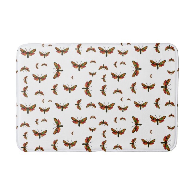 Tapete De Banheiro Zygaena carniolica - A Gente De Burnet (Frente)