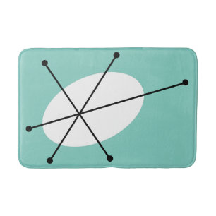 tapete de banho azul