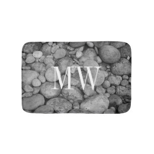 tapete de banho não escorregadio monograma de pedr