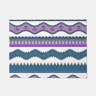 Tapete de Boas-Vindas Boho Zigzag