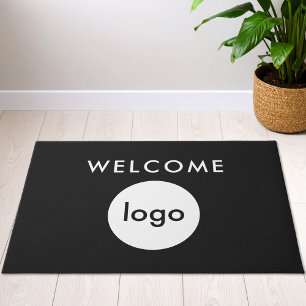 Tapete de Boas-Vindas com Logotipo Personalizado d